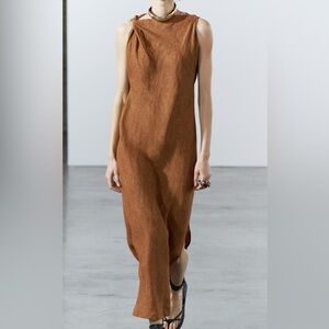 Zara Linen Maxi dress